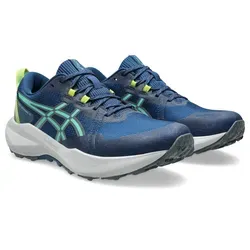 Asics GEL-VENTURE 11 Trailrunningschuh blau 46,5 EU - Sportlicher Trailrunningschuh in Größe 46,5, bietet optimale Dämpfung und Grip für unebene Strecken. Ideal für Läufer, die Komfort und Stabilität suchen.