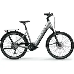 Centurion E-FIRE CITY R960i PLUS grau 27,5" E-City Bike - Robustes E-City Bike mit stabilem Aluminium-Rahmen und hydraulischen Scheibenbremsen für Sicherheit. Der leistungsstarke Mittelmotor und der 625 Wh Akku bieten hervorragende Reichweite und Flexibilität mit 10 Gängen.