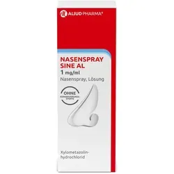 Nasenspray sine AL 1 mg/ml bei Schnupfen - Arzneimittel zur schnellen Abschwellung der Nasenschleimhaut bei Schnupfen und allergischer Rhinitis, ideal für eine unkomplizierte Anwendung.