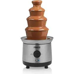 Princess Schokoladenbrunnen XXL – 4 Etagen mit Warmhaltefunktion - Fondues mit 190 Watt Leistung, 1,1 Liter Kapazität, PFOA- und BPA-frei – ideal für unvergessliche Schokoladenpartys!
