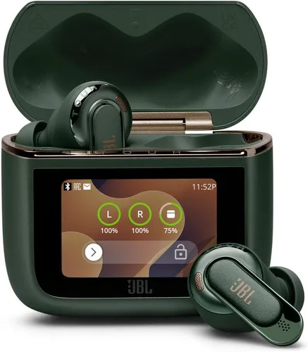 JBL TOUR PRO 3 TWS In-Ear-Kopfhörer mit ANC - Erlebe den legendären JBL Pro Sound in einem kompakten Design. Die JBL TOUR PRO 3 bieten intelligente Steuerung über ein Smart Charging Case und hervorragende Geräuschunterdrückung für ungestörtes Hören.