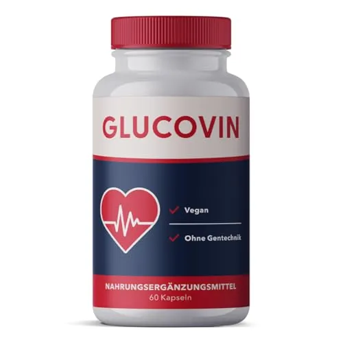 Glucovin Stoffwechsel Kapseln hochdosiert – Cholin Kurkuma Grüntee vegan