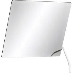Delabie Kippspiegel mit Hebel 600x500 mm - Rechteckiger Kippspiegel für Wandmontage mit ergonomischem Hebel. Ideal für barrierefreie Sanitärräume, ermöglicht einfache Nutzung im Sitzen oder Stehen. Sicherheitsglas & antibakterieller Hebel sorgen für Langlebigkeit und Hygiene.