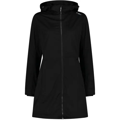 CMP Damen Funktionsjacke WOMAN PARKA ZIP HOOD - Funktionsjacke für Outdoor-Aktivitäten, schützt zuverlässig vor Wasser und Wind dank Clima Protect-Laminat. Mit abnehmbarer Kapuze und elastischen Ärmelbündchen für optimalen Komfort.