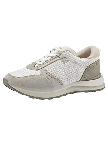 Tamaris Fashletics Damen Sneaker 1-1-23724-30 147 - Damen-Sneaker mit schnürbarem Design für individuelle Weitenregulierung, herausnehmbarem Fußbett und angenehm anpassungsfähigem Textilfutter – ideal für Komfort und Stil.