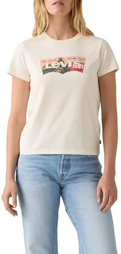 Levi's LV T-Shirt THE PERFECT TEE NEUTRALS, Gr. XS - Stylisches Damen-T-Shirt von Levi's, aus weichem Jersey für höchsten Tragekomfort. Ideal für lässige Outfits und Kombinationsmöglichkeiten.