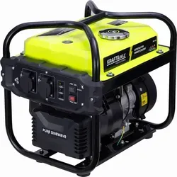 Kraft&Dele Inverter-Stromerzeuger 2 kW - Kompakter Stromgenerator für Notstromversorgung, leise im Betrieb und mit Smart Throttle-Technologie für höchste Effizienz und Langlebigkeit.