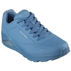 Skechers Herren UNO Stand on Air Sneaker, Blaues Durabuck-Mesh - Herren-Sneaker mit flexibler Traktionslaufsohle und modisch-klassischem Design für optimalen Komfort und Stil im Alltag.