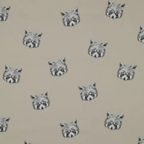 VmG-Store Baumwollstoff Meterware 140cm Breite Stoffe zum Nähen Nähstoff Kinderstoff für Kissen Babykleidung Kinderkleidung DIY (Digital Panda Sand Bc008)
