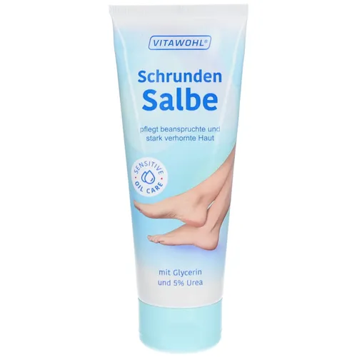 SCHRUNDENSALBE mit Glycerin und 5% Urea – 75 ml - Pflegende Salbe mit Glycerin und Urea, ideal für trockene Haut. Unterstützt die Hautfeuchtigkeit und sorgt für ein angenehmes Hautgefühl. Perfekt für die tägliche Anwendung.