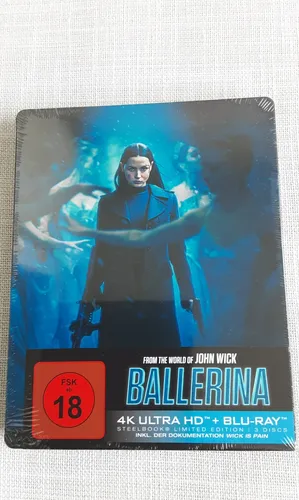 Ballerina -- 4K Ultra HD + Blu-ray Steelbook Limited 3-Disc Edition -- NEU OVP