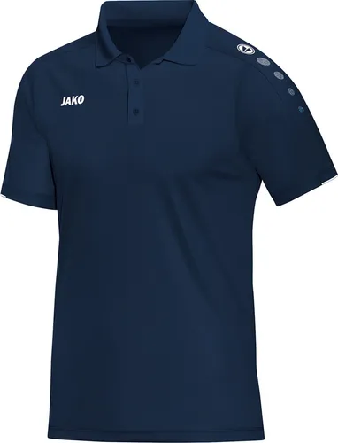 JAKO Herren Polo Classico - Klassisches Poloshirt für Sportteams, hochwertiger Polyester-Jaquard, ideal für Vereinslogos und Sponsoren, in vielen Größen erhältlich.