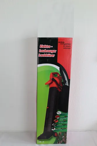 IKRA Elektro Laubsauger 2800 W - Effizienter elektrischer Laubsauger mit 2800 W, ideal für die schnelle und einfache Reinigung von Gartenflächen und Gehwegen.