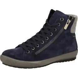 Legero Damen TANARO Gore-Tex Sneaker - Blau (TEMPESTA 8300) 37.5 EU - Wanderschuhe mit leicht gefüttertem GORE-TEX Futter für optimales Fußklima und sportiven Akzenten. Einfacher Einstieg durch Elastikeinsatz und Reißverschluss.