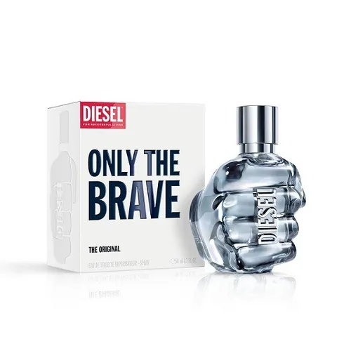 Diesel Only The Brave Eau de Toilette 50 ml - Herrendüfte mit kraftvollem und selbstbewusstem Duft, der frische Zitrusnoten mit einer starken Basis aus Leder und Amber kombiniert.