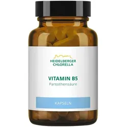 VITAMIN B5 PANTOTHENSÄURE KAPSELN - Vitamin B Kapseln für gesunde geistige Leistung, hochdosiert als Calcium D-Pantothenat, frei von unerwünschten Zusatzstoffen und ideal zur Verringerung von Müdigkeit.