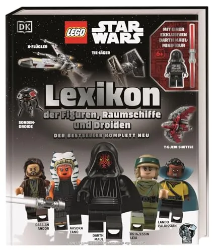 LEGO® Star Wars™ Lexikon der Figuren, Raumschiffe und Droiden - Unterhaltungsliteratur - Entdecken Sie 25 Jahre LEGO® Star Wars™ mit einem komplett neuen Lexikon und einer exklusiven Star Wars-Minifigur!