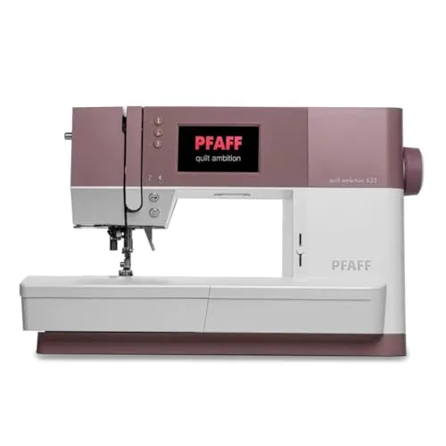 Pfaff quilt ambition 635 Computer Nähmaschine – Vielseitig und Präzise - Leistungsstarke Nähmaschine mit 201 Stichen, elektronischer Fadenspannung und Touchscreen. Ideal für Quilterinnen, mit umfangreichem Zubehör für kreative Projekte.
