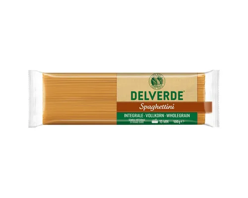 DELVERDE Nudeln, Delverde Vollkorn Spaghettini Integrale Vollkorn Nudeln 500g