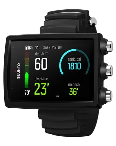 Suunto Eon Core Tauchcomputer - Tauchcomputer mit klarem Farbdisplay, ideal für Tauchneulinge und Experten. Die große, kontrastreiche Anzeige sorgt für beste Lesbarkeit unter allen Bedingungen.