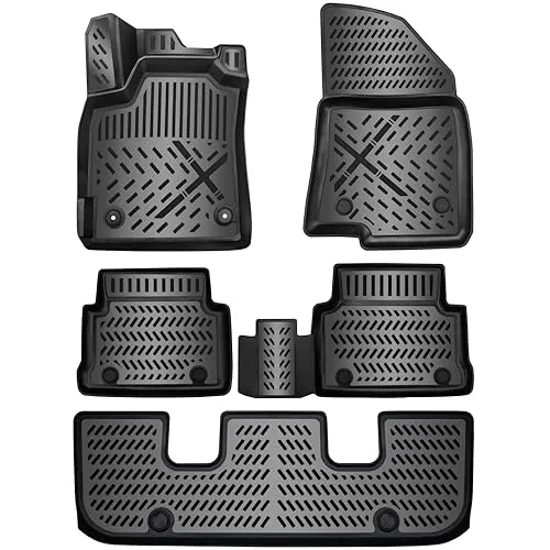 ELMASLINE 3D Gummimatten für VW SHARAN 2010-2024 - Passgenaue Auto-Fußmatten für VW SHARAN 2010-2024 mit extra hohem Rand für optimalen Schutz gegen Schmutz und Flüssigkeiten. Strapazierfähig und geruchsneutral für maximalen Komfort und Sicherheit.