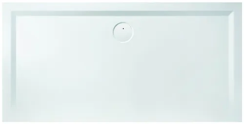 Hoesch Muna Rechteckduschwanne 1600 x 750 mm - Hochwertige weiße Duschwanne - Duschwannen, elegant und langlebig, ideal für moderne Badezimmer mit einfacher Reinigung und erstklassiger Qualität.