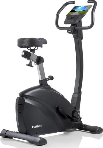 FINNLO Ergometer Exum XTR schwarz - Ergometer für präzises Ausdauertraining, wattgenau einstellbar von 20 bis 400 Watt. Ideal für Einsteiger und Profis, max. Belastbarkeit 150 kg, ergonomisch verstellbar für jeden Körper.