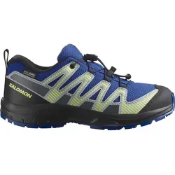 Salomon XA PRO V8 CSWP Junior Laufschuhe - Bleu - 38 - Laufschuhe für Jungen, wasserfest und perfekt für Trailrunning und Outdoor-Abenteuer.