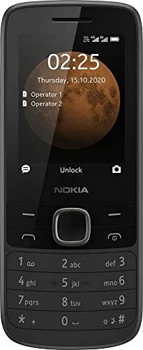 Nokia 225 4G - Kompaktes Featurephone mit 2,4" Display - Handys ohne Vertrag: Langlebiges Featurephone mit 4G, klarer Gesprächsqualität und integrierter VGA Kamera – ideal für den Alltag.