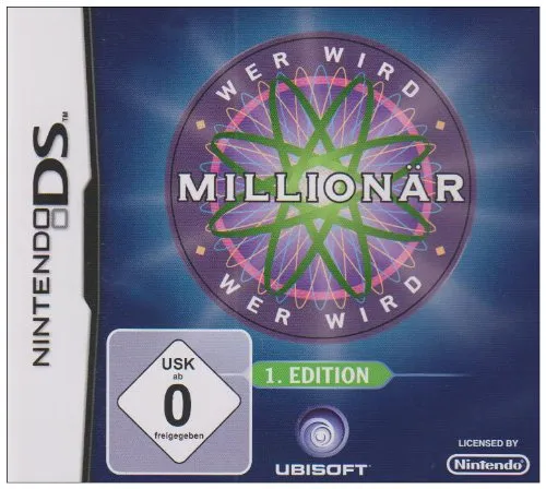 Wer wird Millionär - 1. Edition - Klassisches Quizspiel, das spannende Fragen und packenden Spielspaß für die ganze Familie bietet.