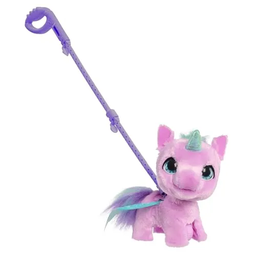 Fly-A-Lots Alicorn 23 cm - Elektronisches Haustier, mit flappenden Flügeln beim Gehen für interaktiven Spielspaß