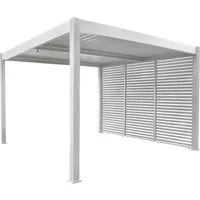 bellavista - Home & Garden Sichtschutz-Lamellenelement Oasis (120 cm, Weiß) - Jalousien & Rollos: Das Sichtschutz-Lamellenelement "Oasis" sorgt für Privatsphäre und eine stilvolle Gestaltung deines Außenbereichs.