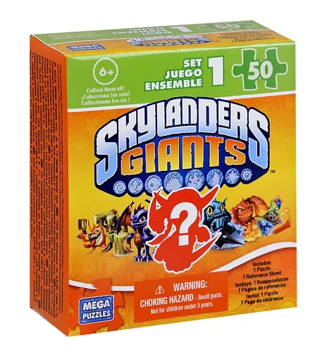 Skylanders Giants MYSTERY Mini Puzzle (17,78x12,70cm / 50 Teile)