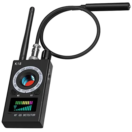 VisorTech Wanzenfinder: Profi-Akku-Spycam- & Wanzendetektor, erkennt 1 MHz-6,5 GHz, GSM u.v.m. (Kamera Detektor, Kamerafinder, Spion und Minikamera)