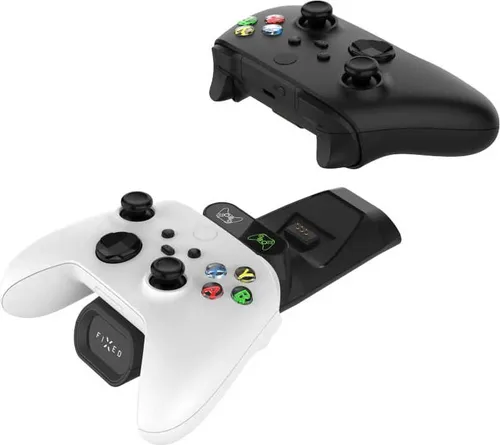 Dockingstation für Xbox Series X / S, Xbox One, Elite Controller, Fixed Dual Charging Dock, Schwarz