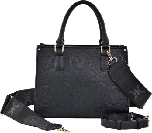 Valentino Damen Samba RE Handbag, Nero - Umhängetasche von VALENTINO, stilvoll und geräumig für jeden Anlass, perfekt für die modebewusste Frau.