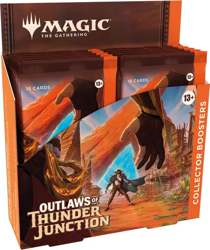 Wizards Of The Coast Collector Booster Display Outlaws Of Thunder Junction Englisch Sammelkarten 12 Einheiten Durchsichtig English Durchsichtig English