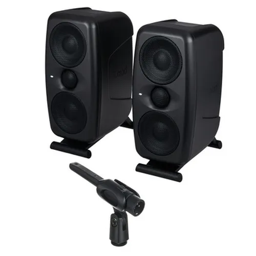 IK Multimedia iLoud MTM MKII B-Stock - B-Stock Studio-Monitore mit aktiven 2-Wege-System; digitale Kalibrierung für optimalen Klang, ideal für professionelle Musikproduktion.