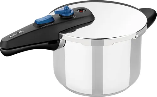 Monix M570003 Express-Topf 7 L Edelstahl - Kochtopf aus Edelstahl mit 7 Litern Fassungsvermögen, ideal für schnelles Kochen und energiesparendes Zubereiten von Speisen.