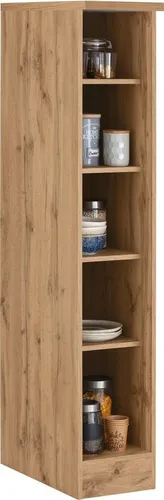 KOCHSTATION Küchenregal KS-Samos, 30 cm breit - Praktisches Küchenregal für mehr Stauraum! Die variablen Einlegeböden ermöglichen individuelle Anpassungen. Stabil aus Holzwerkstoff, ideal für modernes Wohnen. Gestalte deine Küche stilvoll mit dem Regal »KS-Samos« von KOCHSTATION.