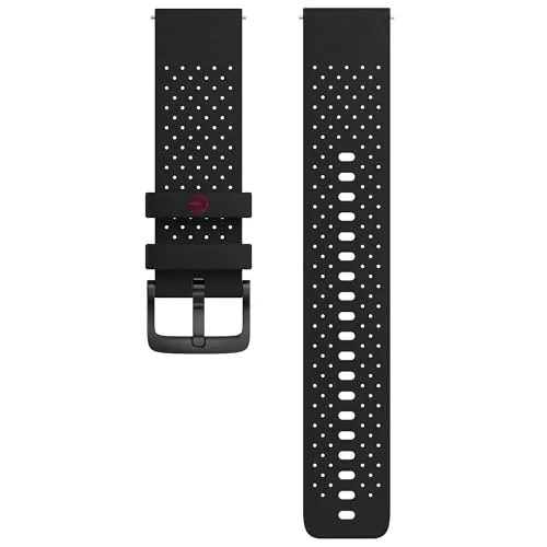 Polar Silikonarmband 22 mm Größe S/L - Uhrenarmbänder für Sportmessgeräte, elegantes Design und bequemes Tragen aus hochwertigem Silikon, passend für Polar Vantage und Ignite Serien.