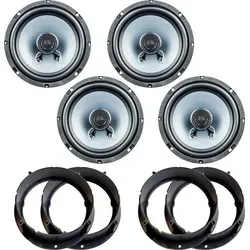 PG Audio Evo III Lautsprecher für Audi A6/A6 Avant - Klangoptimiertes Lautsprecherset für Audi A6 und A6 Avant mit 4 hochwertigen 2-Wege Lautsprechern und umfangreichem Einbauset. Genießen Sie druckvollen und klaren Sound auf jeder Fahrt!