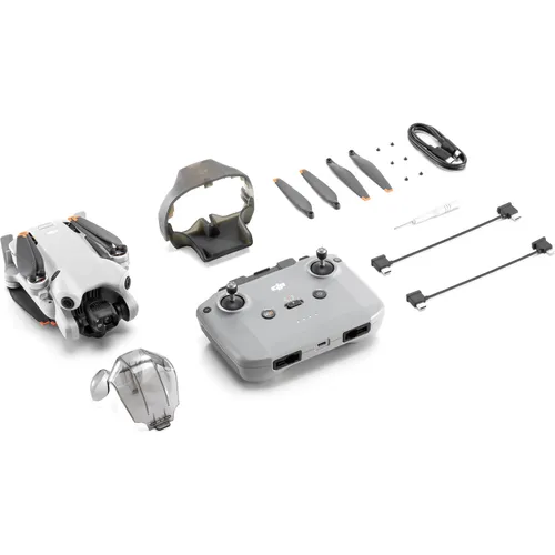 DJI Mini 4 Pro mit DJI RC-N2 Fernsteuerung - Faltbare Mini-Drohne unter 249g mit 4K HDR-Videokamera, 34 Minuten Flugzeit und 20 km Video-Übertragungsreichweite – ideal für Anfänger und kreative Luftaufnahmen.