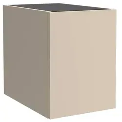 Salgar Schrankelement ALLIANCE 300 mit Drucköffner - Wandhängendes Schrankelement für das Badezimmer, bietet Platz und modernes Design mit reversibler Tür und höhenverstellbaren Regalen.