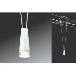 Paulmann AirLED Seilsystem L&E Pendel Drum 3 Watt 230V/700mA, Weiß, Metall - Weiß