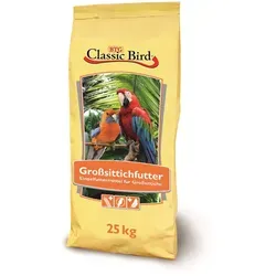 Classic Bird Großsittichfutter 25kg - Ergänzungsfuttermittel für Großsittiche, optimale Ernährung für ein gesundes und kräftiges Gefieder, Made in Germany