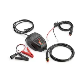 Givi S510 D-Charge Ladegerät für Motorrad - Erhaltungsladegerät für Motorräder, kompatibel mit 12 V Blei-Säure und Lithium-Batterien. Maximale Effizienz und bis zu 4-fach höhere Lebensdauer Ihrer Batterie durch intelligente Ladezyklen.