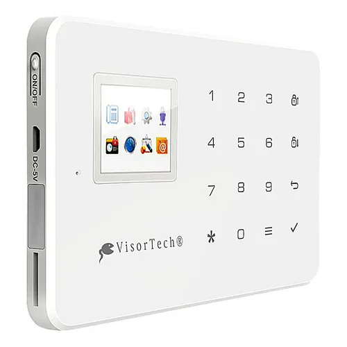 VisorTech GSM-Alarmanlage XMD-4400.pro - Alarmanlage mit Funk- und Handynetz-Anbindung, 99 Zonen und 80 dB Sirene für effektiven Schutz in Ihrem Zuhause.