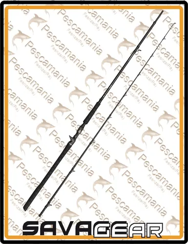 Savage Gear Alpha SG8 Monster 2,65m/90-450G Baitcastrute - Robuste Baitcastrute für das Angeln auf große Fische. Ideal für leidenschaftliche Angler, die mit schweren Ködern arbeiten. Maximale Kraft und Präzision für Ihr Angelerlebnis.
