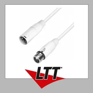 Adam Hall Cables K4 MMF 0250 SNOW Mikrofonkabel XLR male auf XLR female 2
